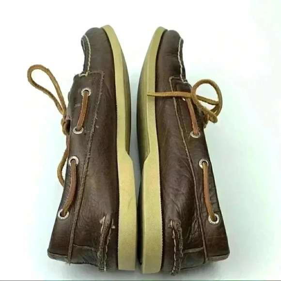 Sperry Topsider mens loafers size 8 brown leather - Picture 5 of 11